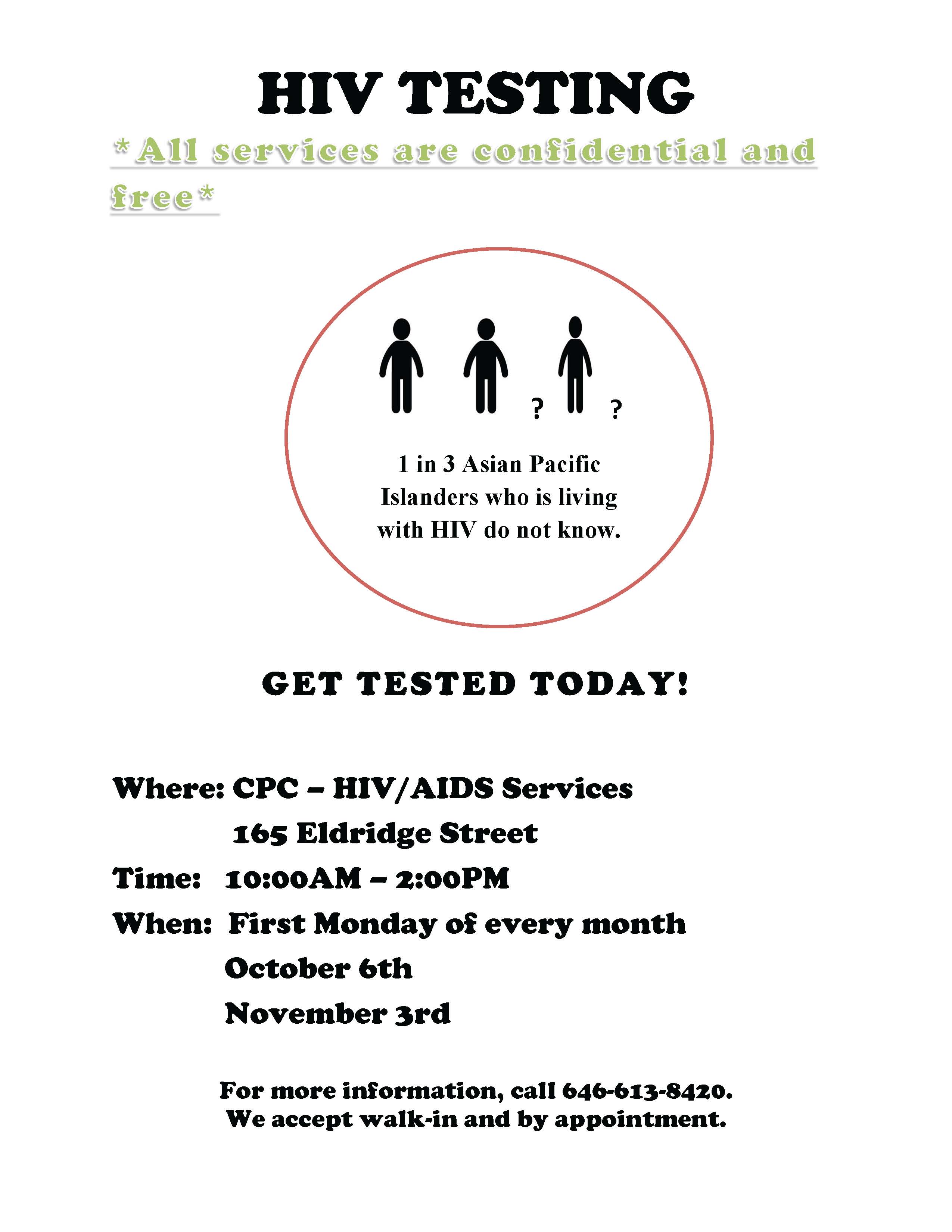 Hiv test appointment